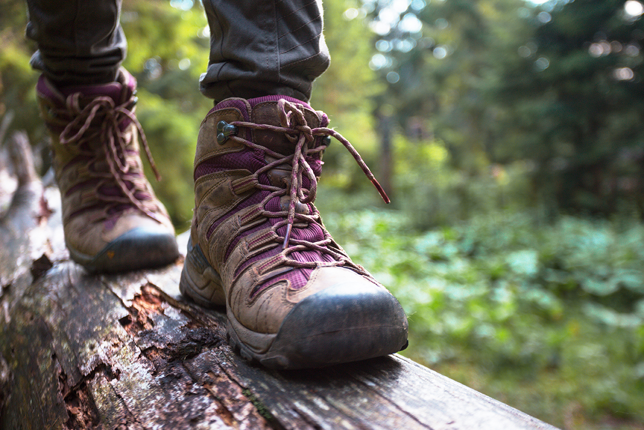 a hiking boots